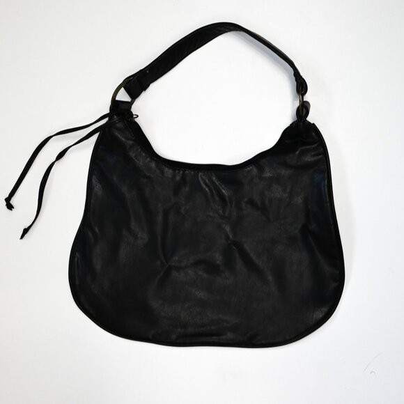 Retro Black Studded Handbag in Vegan Leather - Picture 2 of 2